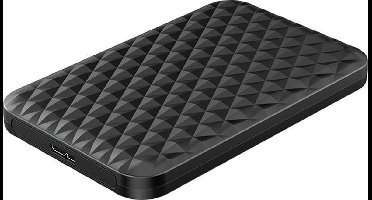ORICO 2.5 inch harde schijf behuizing met sliding cover - uniek ruit design - zwart