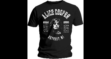 Alice Cooper - School's Out Lyrics Heren T-shirt - M - Zwart