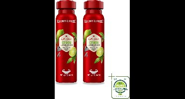 2 x Old Spice – Deospray – Citron – 150 ml - Grootverpakking - Vaatwasstrips - Citroen Deodorant - Citroen Geur - Citroen Deospray - Citroen Geur Spray - Citroen Geur Voor Mannen