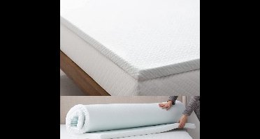 Matras Topper - Comfort Verhoger - Betere Slaap - Wit