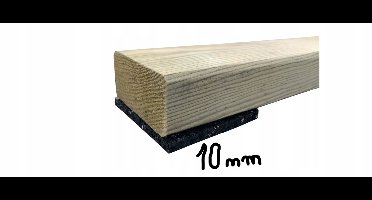 10mm Rubberen Terras Onderlegger voor Balken - 10 Stuks