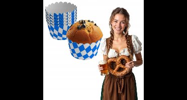 Oktoberfest Muffinvormpjes - Decoratie Papieren Hoesjes (6 stuks)