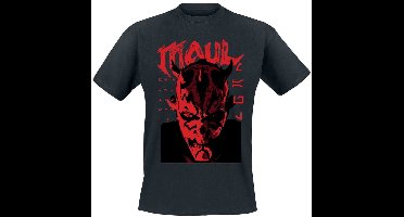 Star Wars Maul Face Heren T-shirt - zwart - XL