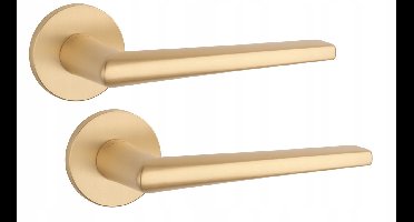 Deurklink STILE SALTA R SLIM 7MM Goud Satin - Stijlvol & Modern