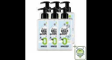 6 x Marcel's Green Soap - Handzeep 0% - Zachte verzorging - 250 ml - Grootverpakking - Vaatwasstrips - Handzeep 0% - Gevoelige Huid - Milde Handzeep - Plantaardige Glycerine - Allergiegecertificeerd