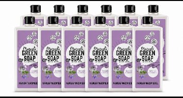 12 x Marcel's Green Soap - Afwasmiddel - Lavendel & Rosemarijn - Voor dagelijks gebruik - 500 ml - Voordeelverpakking - 12 stuks
