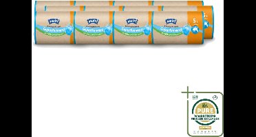 12 x Swirl – Pedaalemmerzakken – Geparfumeerd Ocean Fresh – 5 L – 45 zakken - Wasstrips - Pedaalemmerzak - Geparfumeerde Emmerzak - Zeelucht Emmerzak - Emmerzak Ocean Fresh - Duurzame Emmerzak