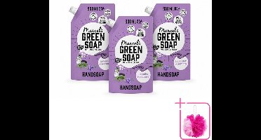 3 x Marcel’s Green Soap – Handzeep Navulling – Lavendel & Rozemarijn – 500 ml - Bulkverpakking - Handzeep - Douchemop - Natuurlijke handzeep