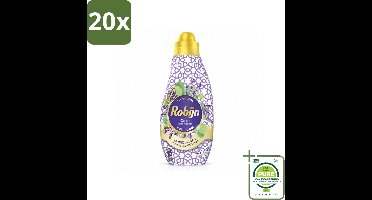 20 x Robijn - Klein & Krachtig Spa Sensation - Vloeibaar Wasmiddel - 19 Wasbeurten - 665 ml - Grootverpakking - Vaatwasstrips - Wasmiddel - Spa Geur - Kleurbehoud - Biologisch Afbreekbaar - Geur