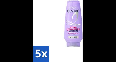 5 x L’Oréal Paris Elvive – Conditioner – Hydra Hyaluronic Hydraterend – 200 ml - Voordeelverpakking - 5 stuks