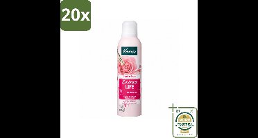 20 x Kneipp - Douche schuim - Embrace Life - Anti‑Aging verzorging - 200 ml - Wasstrips - Douche Schuim - Roze Geur - Huid Verzorging - Anti-aging - Vrouwelijke Geur