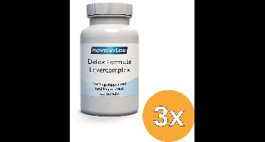 3x Nova Vitae Detox Formule Levercomplex (120 vega capsules)