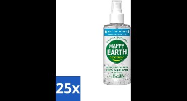 25 x Happy Earth – Deodorant Just-Add-Water Spray – 100% Natuurlijk Unscented – 100 ml - Voordeelverpakking - 25 stuks