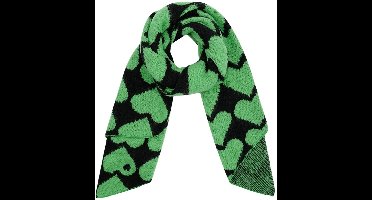 Yehwang - Hartjes wintersjaal - Groen