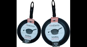 Brabantia Pannenset – 2-delig – Koekenpan 28cm – Koekenpan 24cm - pannenset inductie - culinair koken - tafelen