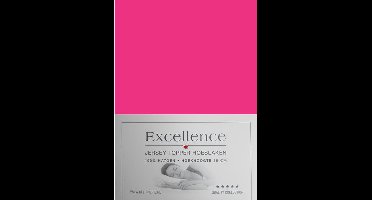 Excellence Jersey Topper Hoeslaken - Tweepersoons - 140x200/210 cm - Fuchsia