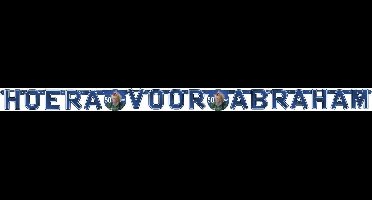 Haza Original Letterslinger "hoera Voor Abraham"