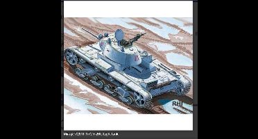 Mirage-Hobby 72611 T-26C model 1937/45mm Gun