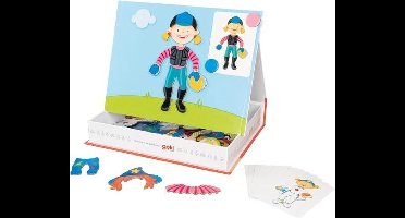 Goki Dress-up magnet game, girl