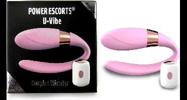 Power escorts - U vibe Couple vibrator - 7 functies - Roze
