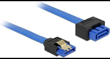 SATA data verlengkabel - plat - SATA600 - 6 Gbit/s / blauw - 0,30 meter