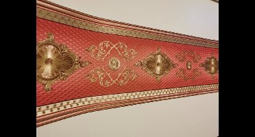 BEHANGRAND ROOD GOUD KLASSIEK HERMITAGE