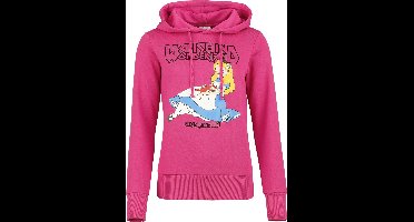 Alice In Wonderland We're All Mad Here Dames Trui met capuchon - roze - S