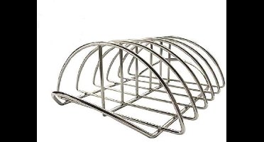 Ynkkvre - pits Ribbenstandaard - Voor Binnenoven en Buitenbbq - Multifunctioneel