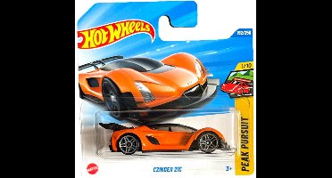 HOT WHEELS CZINGER 21CL ORANGE 192/250 HW PEAK PURSUIT 1/10 SHORT CARD 2025 1:64