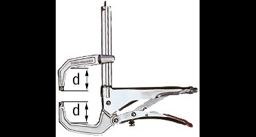 Bessey C-greep tang - GRZC
