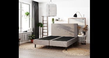 Studio - Boxspring - Pieter met geïntegreerde topper - 180x210 cm - Beige