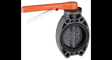 Cepex Staal 32618 Pvc-u Ø160 Vlinderkleppen Std-serie Epdm-o-ringen Verzinkte As Oranje