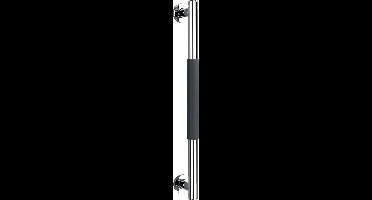 WENKO Wandgreep Secura 50cm RVS met anti-slip softtouch handvat - Veiligheidsgreep - Wandbeugel - Badgreep - Belastbaarheid max. 120 Kg - TÜV getest, gekeurd en gecertificeerd