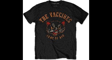 The Vaccines - Cat Heren T-shirt - 2XL - Zwart
