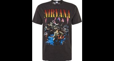 Nirvana Amplified Collection - Unplugged In New York Heren T-shirt - houtskool - XXL