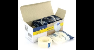 Plakband invisible 19mmx33m 10 rol