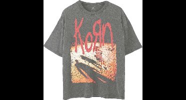Korn - Shadow Playground Heren T-shirt - XL - Grijs