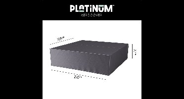 Platinum AeroCover - Loungesethoes - 255x255xH70cm - Ademend - Waterproof - Hoge kleurechtheid