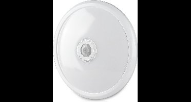 V-TAC VT-13-N LED Ronde Plafondlamp - Samsung - PIR Sensor - 290mm - IP20 - Wit - 12W - 900 Lumen - 6400K