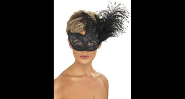 Dressing Up & Costumes | Headwear - Ornate Colombina Feather Mask