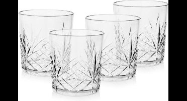 Drinkglazen Plastic CHARISMA 350 ml 4 stuks - Waterglazen - Glazen - Limonadeglazen