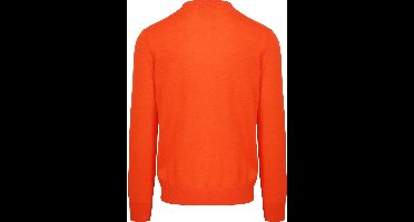 King Essentials The John Pullover Merino Oranje - Maat XL - Heren - Pullovers