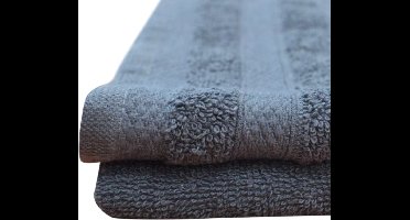 Zydante Wellness Terry Handdoek – 70% Katoen – 380 GSM – Zachte Handdoek – Sauna, Sport & Thuis - Antraciet (2)