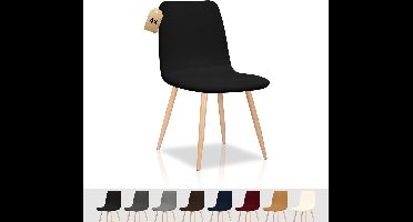 Stoelhoezen- Stoelbeschermers-verstelbare stoelhoezen-voor keukenstoelen- zwart- 4 stuks