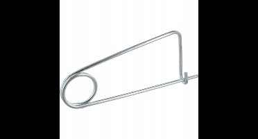 Veerborg 4mm - 120mm lengte, 100mm buisdiameter