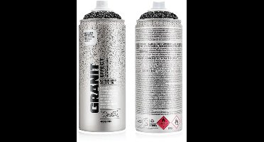 Montana Graniet Effect 400ml Spuitbus - Zwarte granietlook - Graniet Effect Voor Meubels, Muren Etc