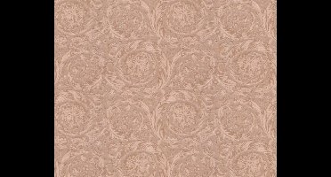 KLASSIEK BAROK BEHANG - Koper Roze Metallic - AS Creation Versace 4