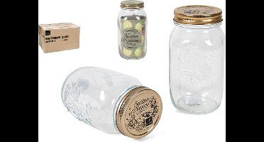 Bormioli Rocco Voorraadpot 22 Cm 1,5 Liter Glas Transparant