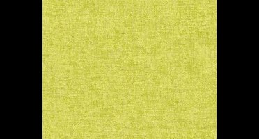 UNI STRUCTUUR BEHANG - Groen Zilver Metallic - AS Creation Greenery