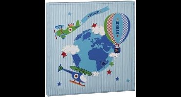 Lief! Canvas schilderij blauw Jongens - 30 x 30 cm